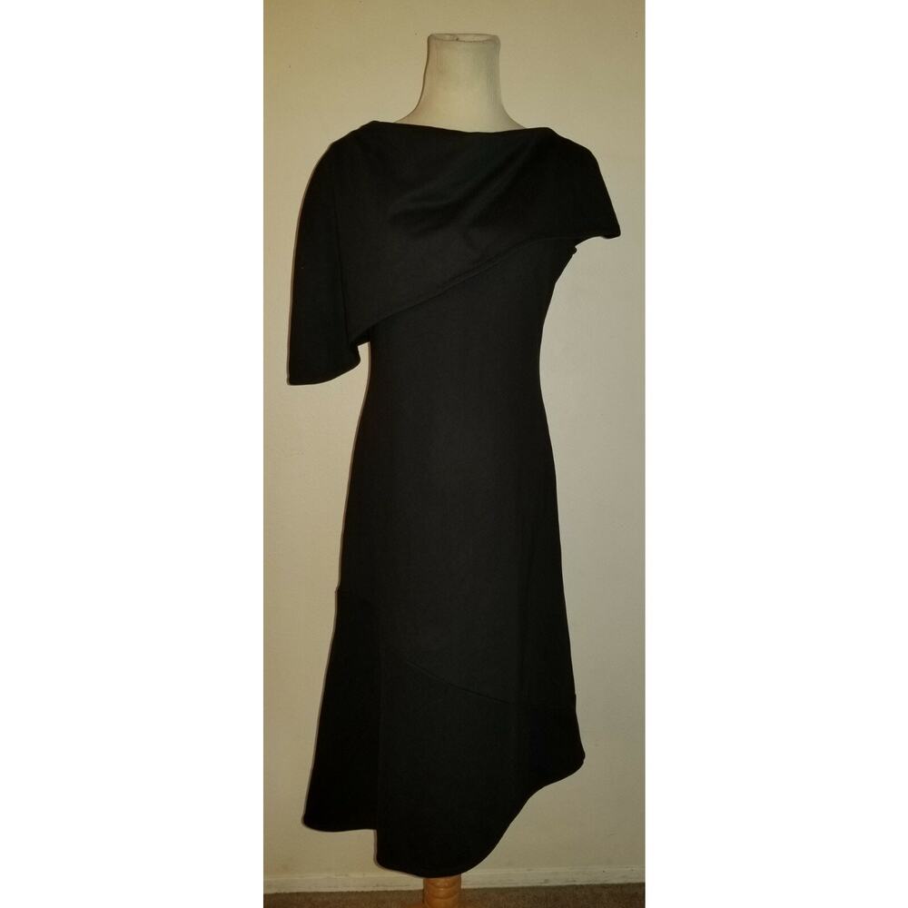 New GARNISH PDX sz M Art To Wear Dress black knit women 2514 - Picture 1 of 4